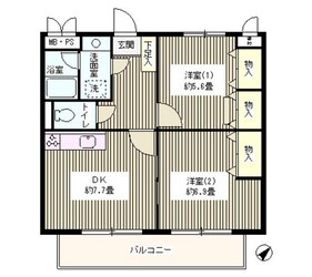 ヴェルドミール武蔵野の物件間取画像